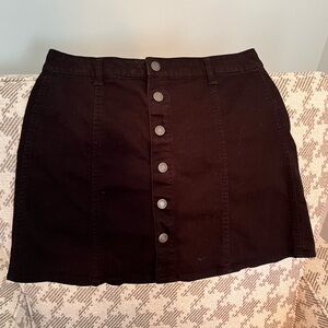 Black Mossimo denim skirt